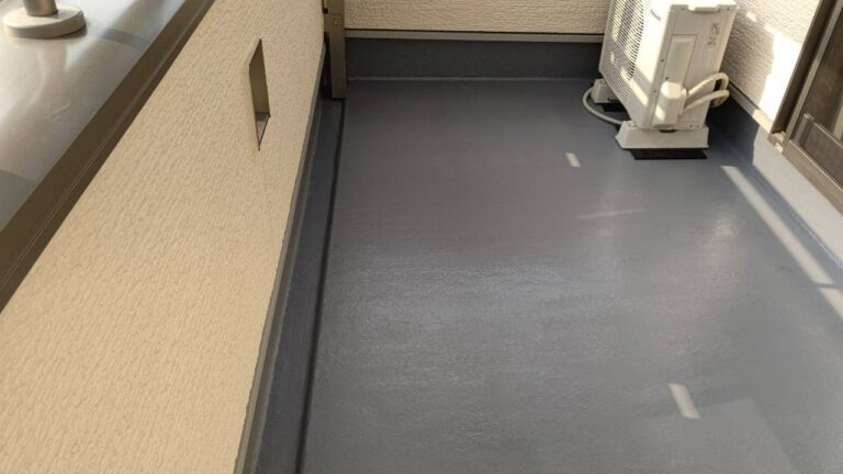木造住宅　ベランダのFRP防水
