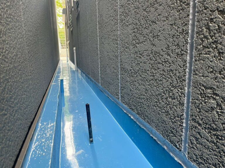 犬走り部　ウレタン防水　シーリング防水　ビフォーアフター
