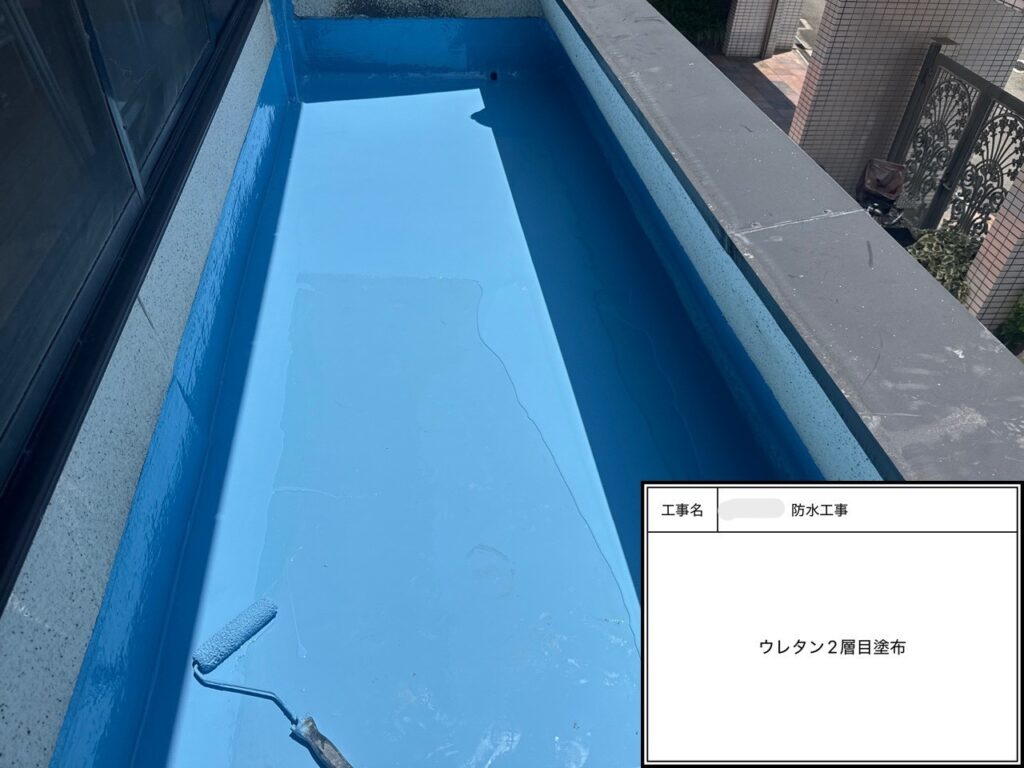 四條畷市　戸建て住宅　防水工事