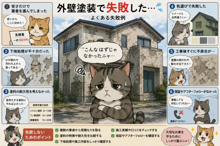 大東・四條畷の方必見‼失敗しない外壁塗装選び！業者選び・塗料選びで後悔しないためのポイント‼