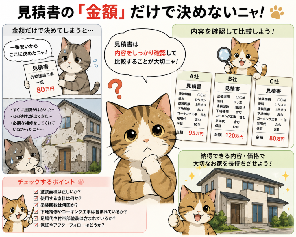 大東・四條畷の方必見‼失敗しない外壁塗装選び!業者選び・塗料選びで後悔しないためのポイント‼の参考画像
