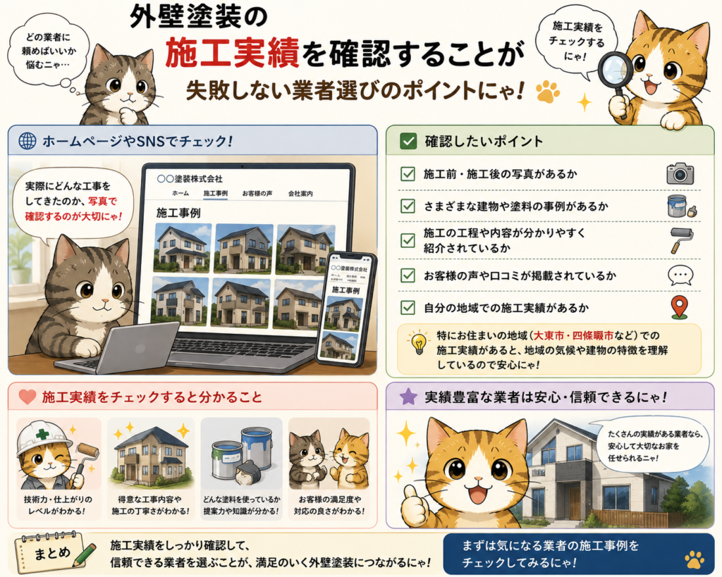 大東・四條畷の方必見‼失敗しない外壁塗装選び!業者選び・塗料選びで後悔しないためのポイント‼の参考画像