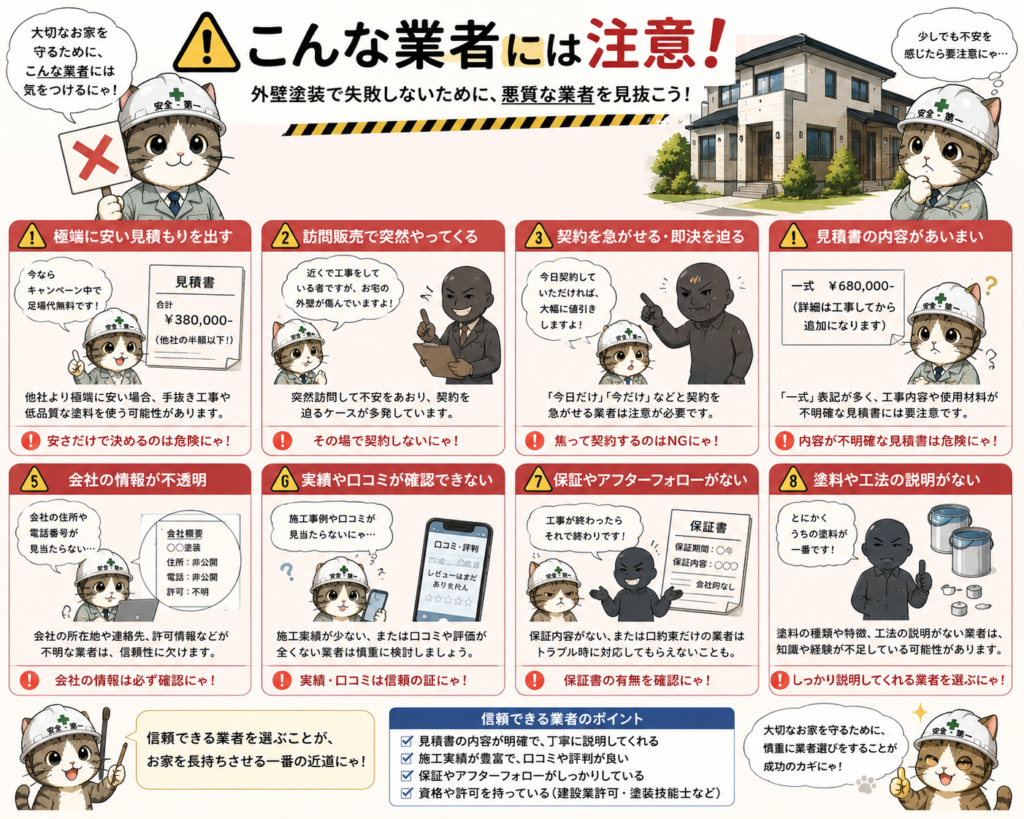 大東・四條畷の方必見‼失敗しない外壁塗装選び!業者選び・塗料選びで後悔しないためのポイント‼の参考画像