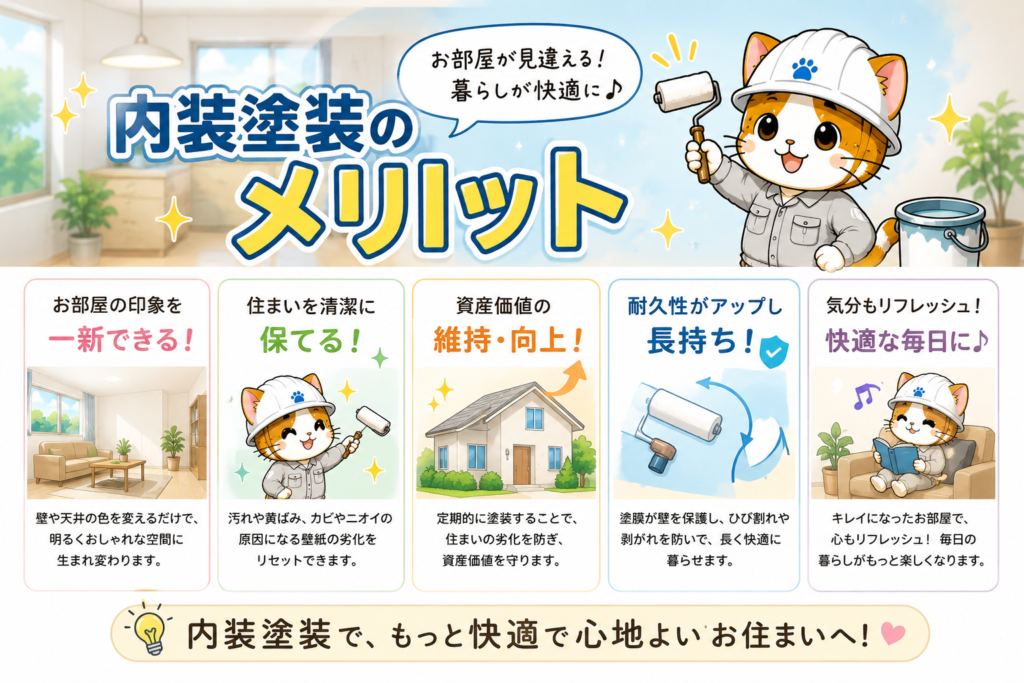 室内塗装で大東市・四條畷市のお家をオシャレに！壁・天井・ドア枠を塗装でイメージチェンジの参考画像