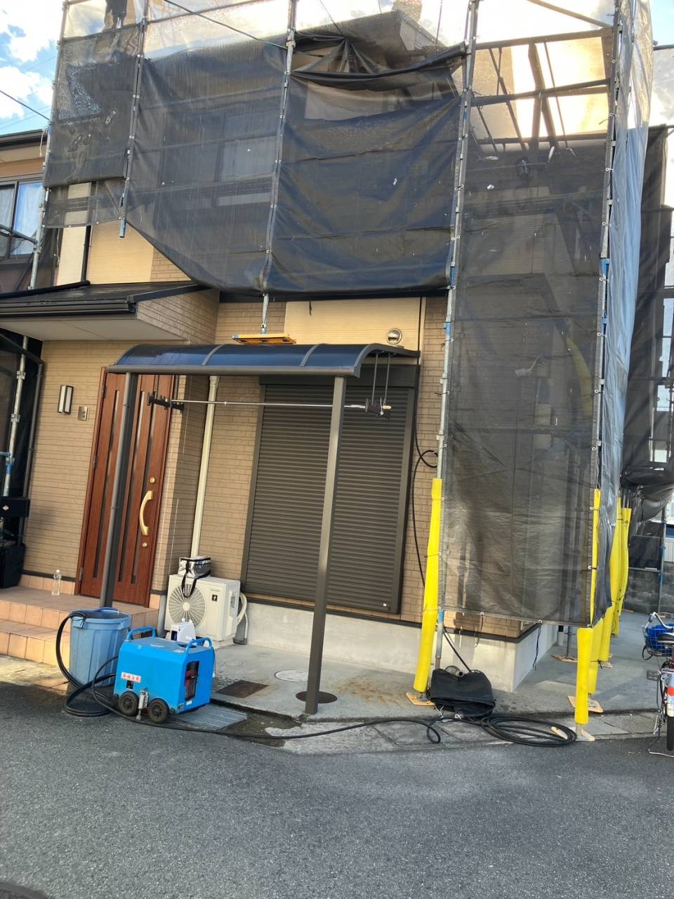 戸建て洗浄作業の参考画像